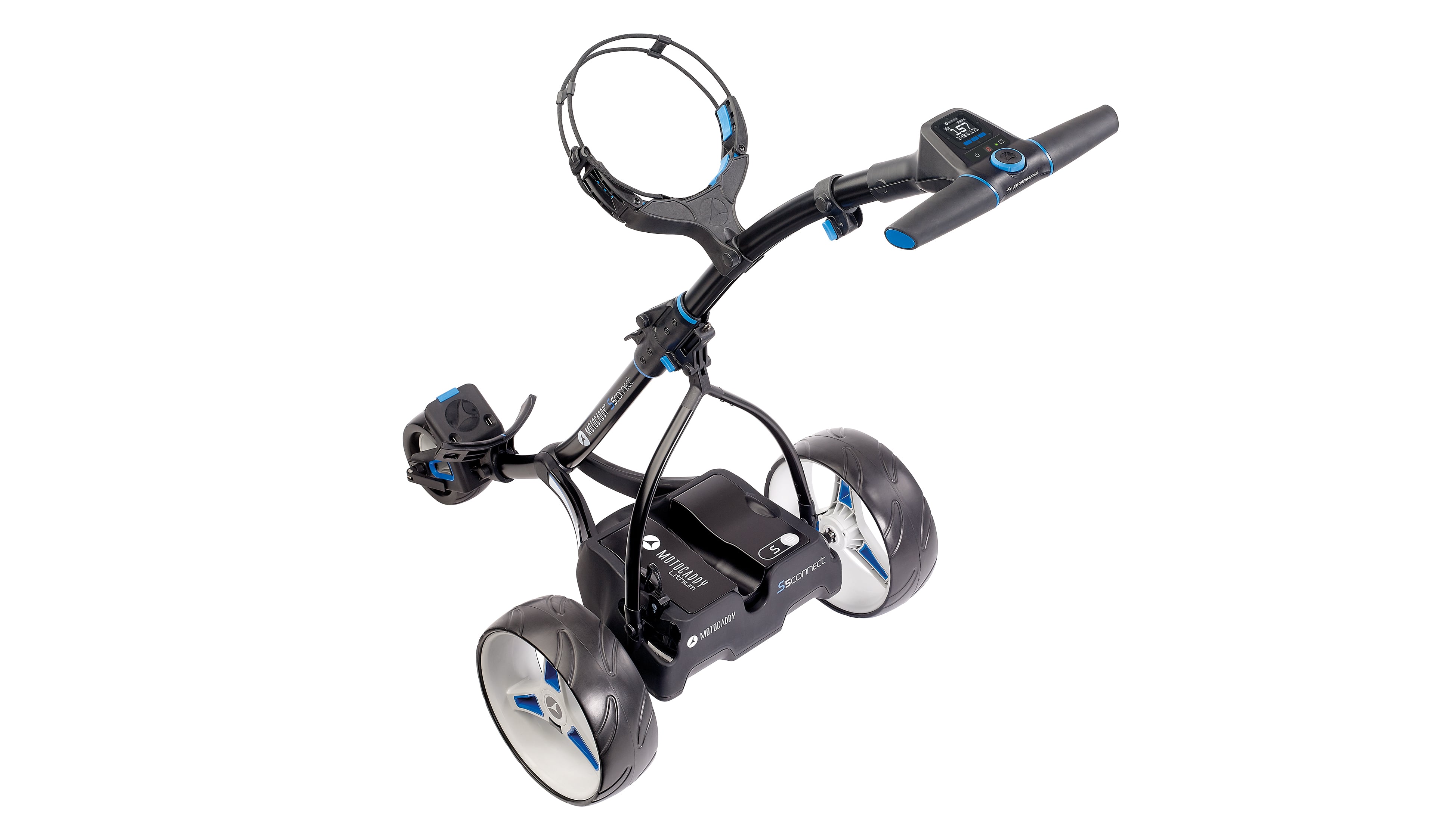 MOTOCADDYS5CONNECTBlackHighAngled National Club Golfer